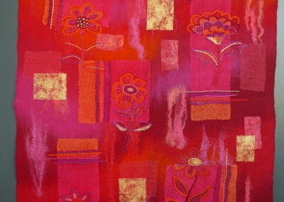 Bloemenweelde wandpaneel